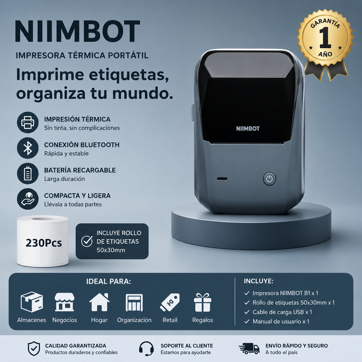 Mini Impresora Térmica Niimbot B21