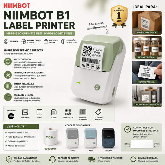 Mini Impresora Térmica Niimbot B21